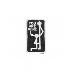 Patch You Are Here - Black - 