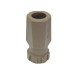 Polymer flash hider 14mm CCW Tan - 