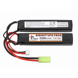 IPOWER 7.4v 3300mah 20C lipo battery mini tamiya - 