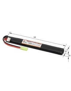 IPOWER batterie LIPO 1400mAh 11.1V 20C mini tamiya -  2
