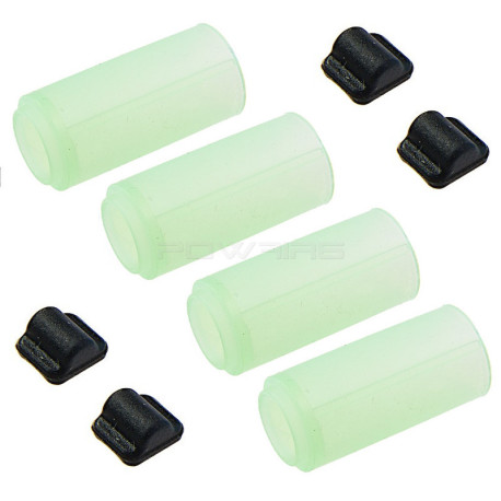 Silverback SRS/TAC41 Hop Up rubber, Pack de 4 (60°) +4 nubs - 