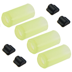 Silverback SRS/TAC41 Hop Up rubber, Pack of 4 (70°) +4 nubs