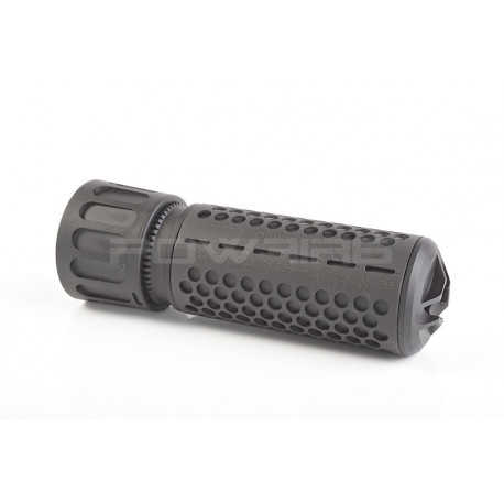 Knight's Armament Airsoft 556 QDC / CQB Airsoft Suppressor w/ Quick Detach Function (14mm CW) - BLACK - 