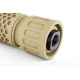 Knight's Armament Airsoft 556 QDC / CQB Airsoft Suppressor w/ Quick Detach Function (14mm CCW) - TAN - 