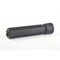 Knight's Armament Airsoft 556 QDC Airsoft Suppressor w/ Quick Detach Function (14mm CCW) - BLACK - 