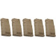 Ares chargeur mid-cap 130 billes pour AR308 Dark Earth (pack de 5) - 