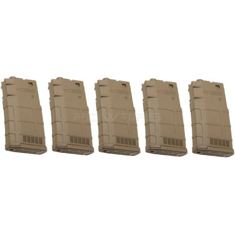 ARES AR308 Mid-Cap polymer Magazine Dark Earth (5 pack) - 