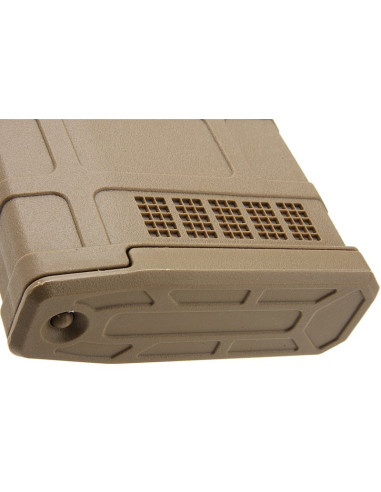 Ares chargeur mid-cap 130 billes pour AR308 Dark Earth (pack de 5) - 