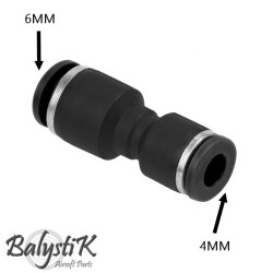 BalystiK Adaptateur 1/8 NPT male pour flexible 4mm