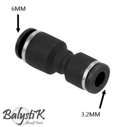 BalystiK adaptateur flexible 6mm vers 3.2mm - 