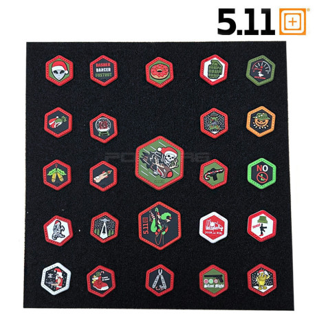 5.11 lot of 24 Winter edition collector patches - 