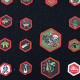 5.11 lot de 24 patchs collector Winter édition - 
