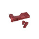 ACM Enhanced CNC Aluminum Bolt Catch for M4 AEG - Red - 