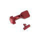 ACM Enhanced CNC Aluminum Bolt Catch for M4 AEG - Red - 