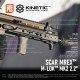 PTS Kinetic - Scar MREX M-Lok MK 2 2.2inch Rail - Black - 