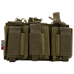 Swiss Arms 3 pocket magazine pouch M4 / AK- OD