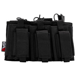 Swiss Arms 3 pocket magazine pouch M4 / AK - Black