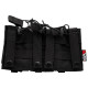 Swiss Arms 3 pocket magazine pouch M4 / AK - Black - 