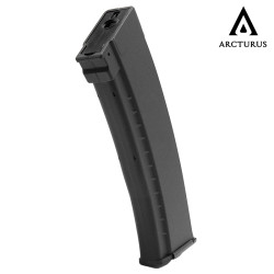 ARCTURUS chargeur AK74 Bakelite 30/135Rds Variable-Cap EMM - Noir