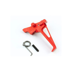 FCC Flat Styled CNC RACE Trigger for PTW M4 (RED) - 