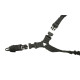 8FIELDS 1 Point Heavy duty Bungee Sling - Black - 