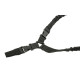 8FIELDS 1 Point Heavy duty Bungee Sling - Black - 