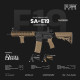Specna arms SA-E19 EDGE Gate X-ASR Mk18 Daniel Defense - Bronze - 