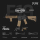 Specna arms SA-E19 EDGE Gate X-ASR Mk18 Daniel Defense - Bronze - 