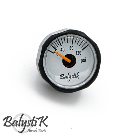 Balystik 120 PSI micro gauge for HPA regulator - 