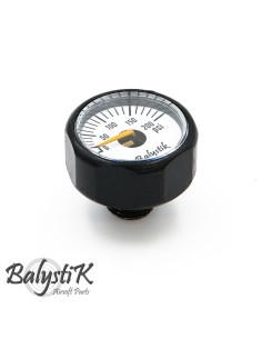 Balystik 200 PSI micro gauge for HPA regulator -  2