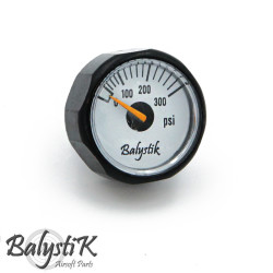 Balystik 300 PSI micro gauge for HPA regulator - 