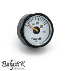 Balystik 300 PSI micro gauge for HPA regulator