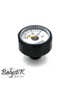 Balystik manomètre 300 psi pour régulateur HPA -  2