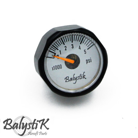 Balystik manomètre 5000 psi pour bouteille HPA - 