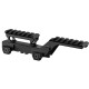 BO manufacture Offset rail for Red dot - Black