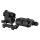 BO manufacture Offset rail for Red dot - Black - 