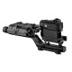 BO manufacture Offset rail for Red dot - Black - 