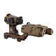 BO manufacture High offset rail for Red dot - Tan - 