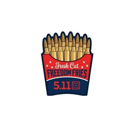 5.11 FREEDOM FRIES Velcro Patch - Multi Color - 