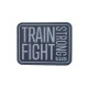 5.11 TRAIN STG FIGHT Velcro Patch- Gris - 