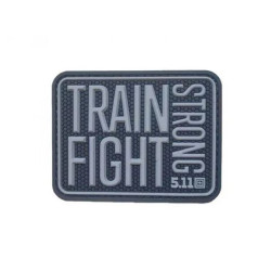 5.11 TRAIN STG FIGHT Patch Velcro - Grey - 