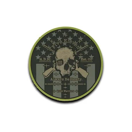 5.11 QUIET WARRIOR USA Velcro Patch - Multicolors - 