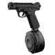 P6 X AAC Chargeur drum HPA 350 billes pour GBB AAP-01 Assassin - 