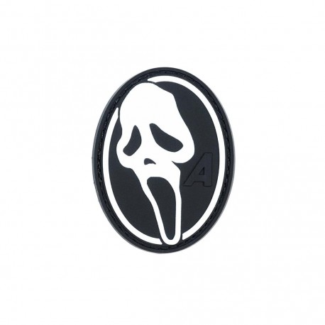 ARKTIS Patch Velcro GhostFace - Phosphorescent Noir/Blanc - 