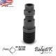 BalystiK HPA no return valve male fitting for GBB magazine US Version - 